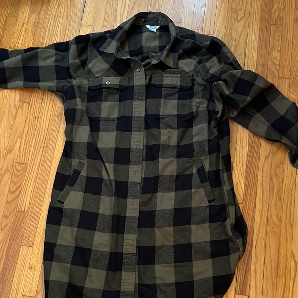 Duluth Trading Co Folklore Flannel Duster